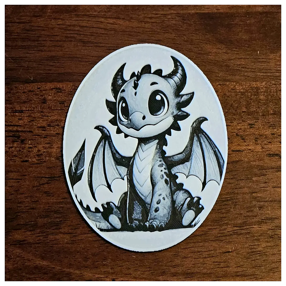 cute dragon coaster set silicone heat drink mat for home office desk decor gift