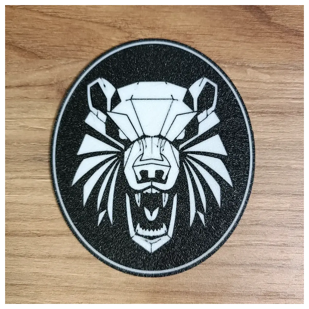 the school of the wolf coaster set of rivia gaming desk mat fantasy rpg nerd fans