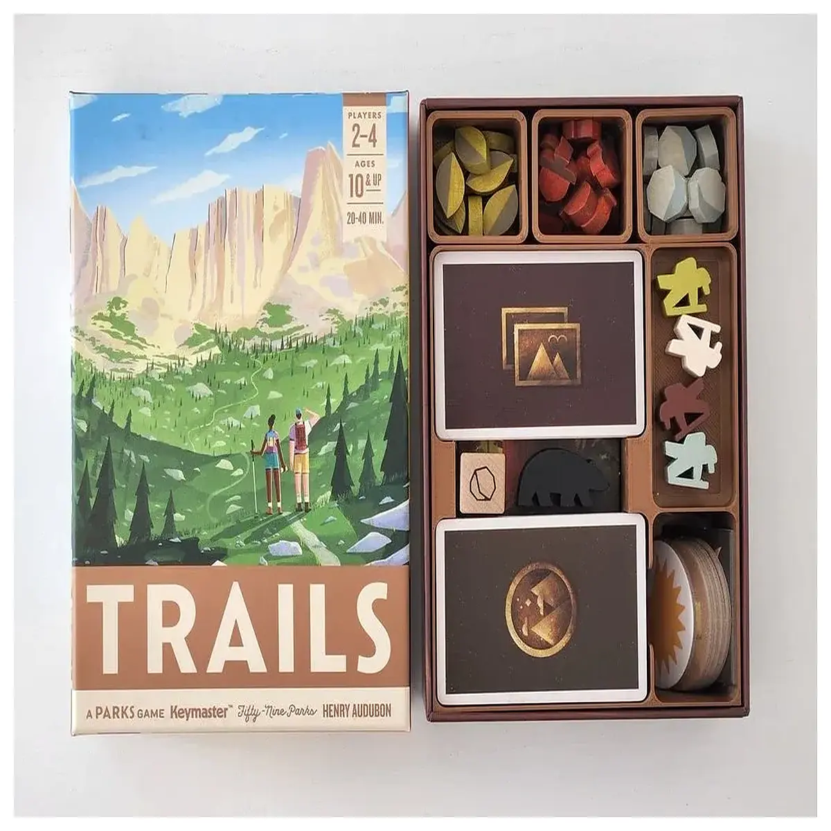 trails game organizer inserts board game storage dividers for card decks and miniatures modular plastic tray system for tabletop gaming