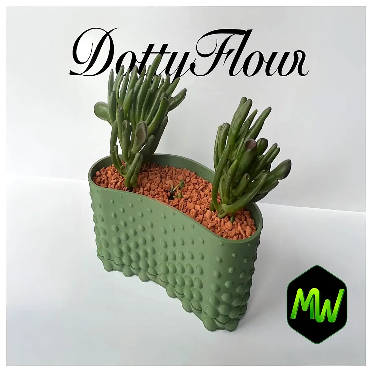 dottyflow organic planter indoor succulent pot modern ceramic self watering small planters for home decor