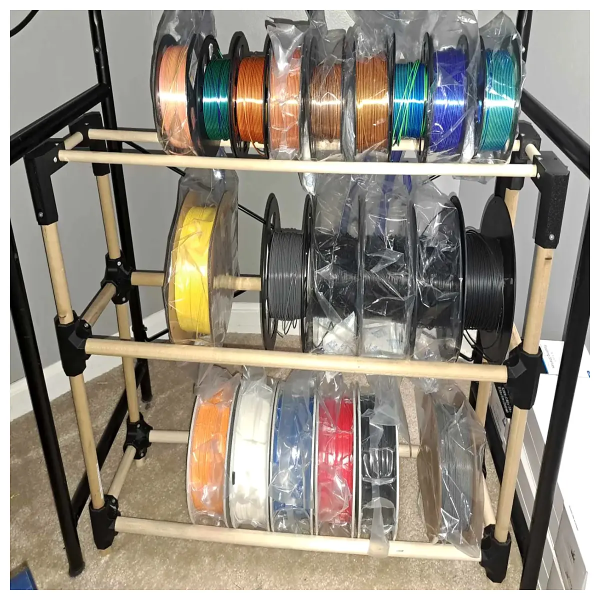 spool holder adapter for small thread bobbins sewing machine accessory stable winding
