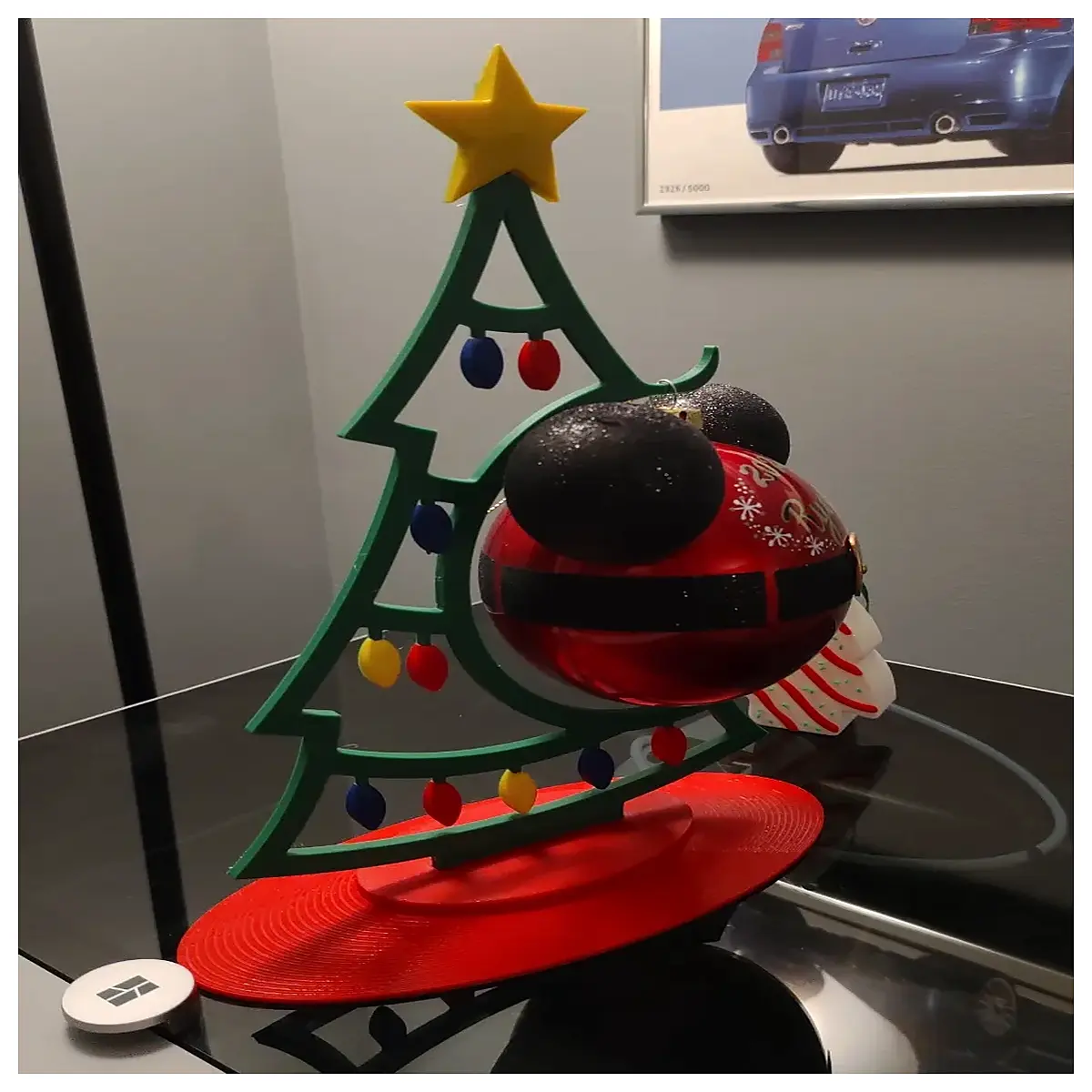 duty tree for artificial christmas trees stable base holder with water reservoir adjustable spikes for pine fir spruce trees