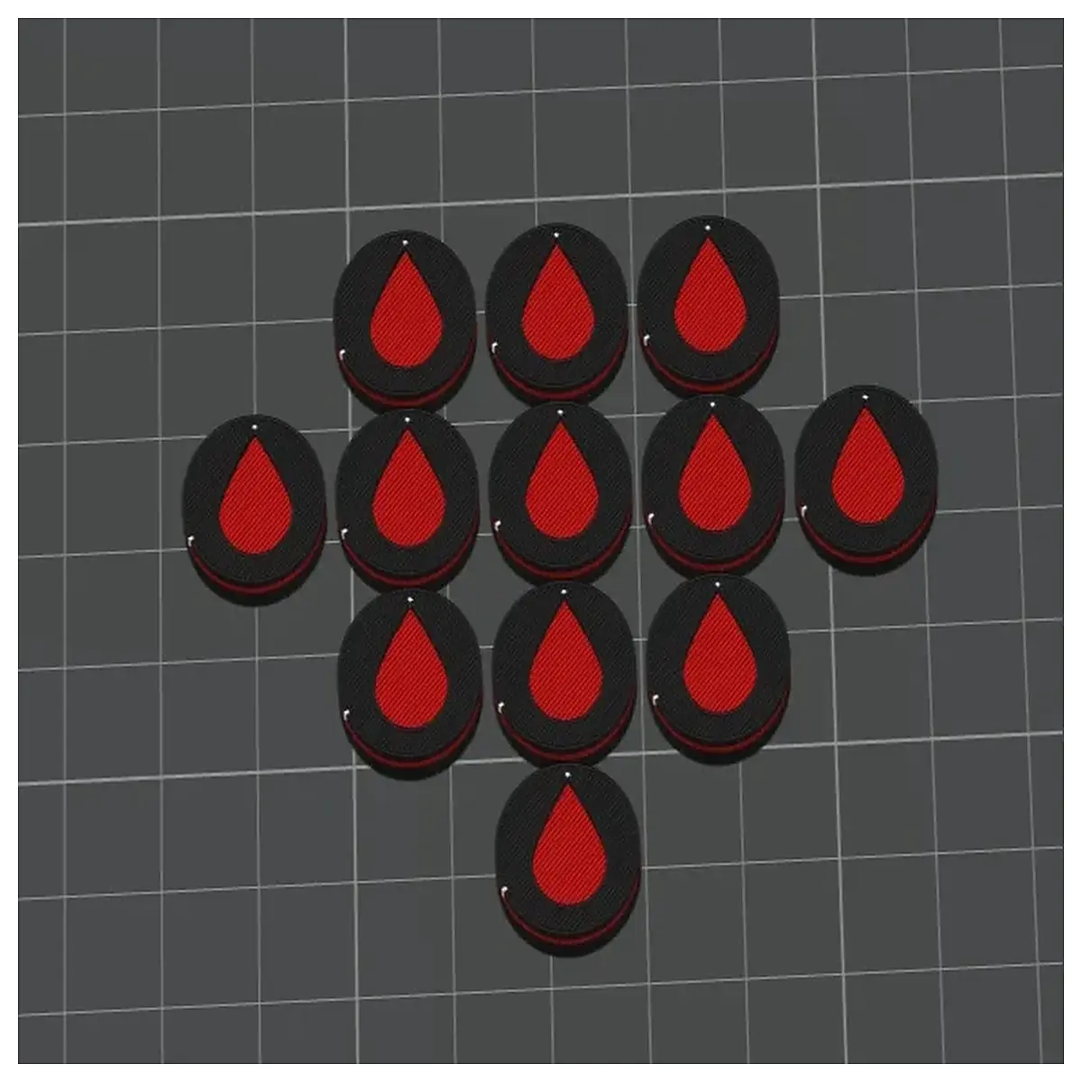 ww2 trench warfare blood splatter decals for military dioramas and painting effects