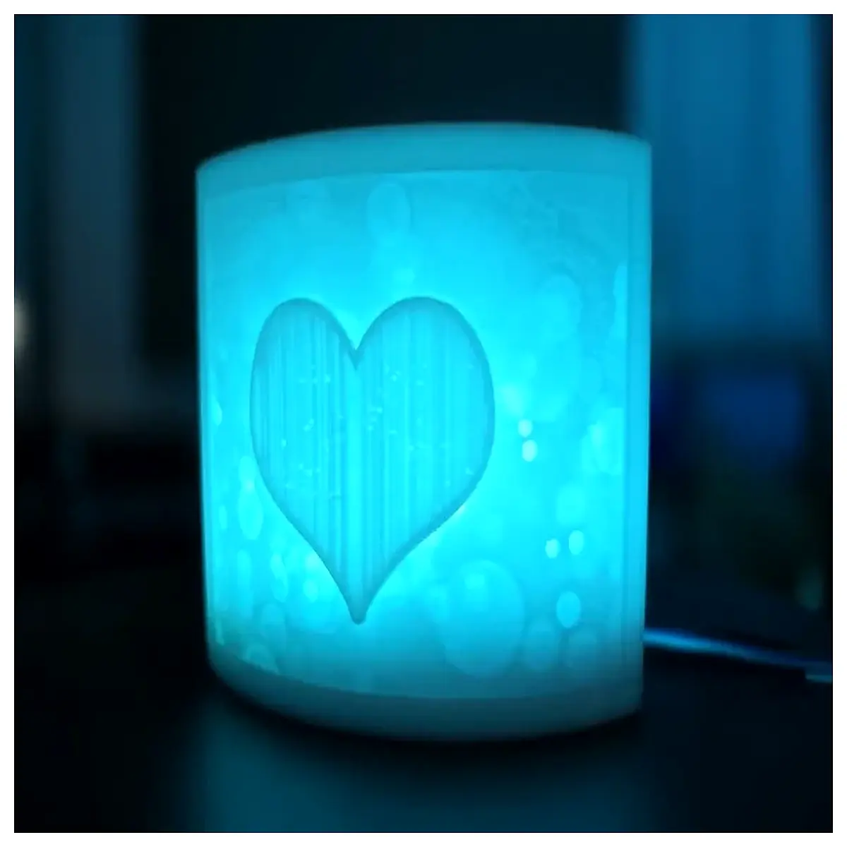 romantic shadow night for couples bedroom bedside table romantic gift valentines day decor