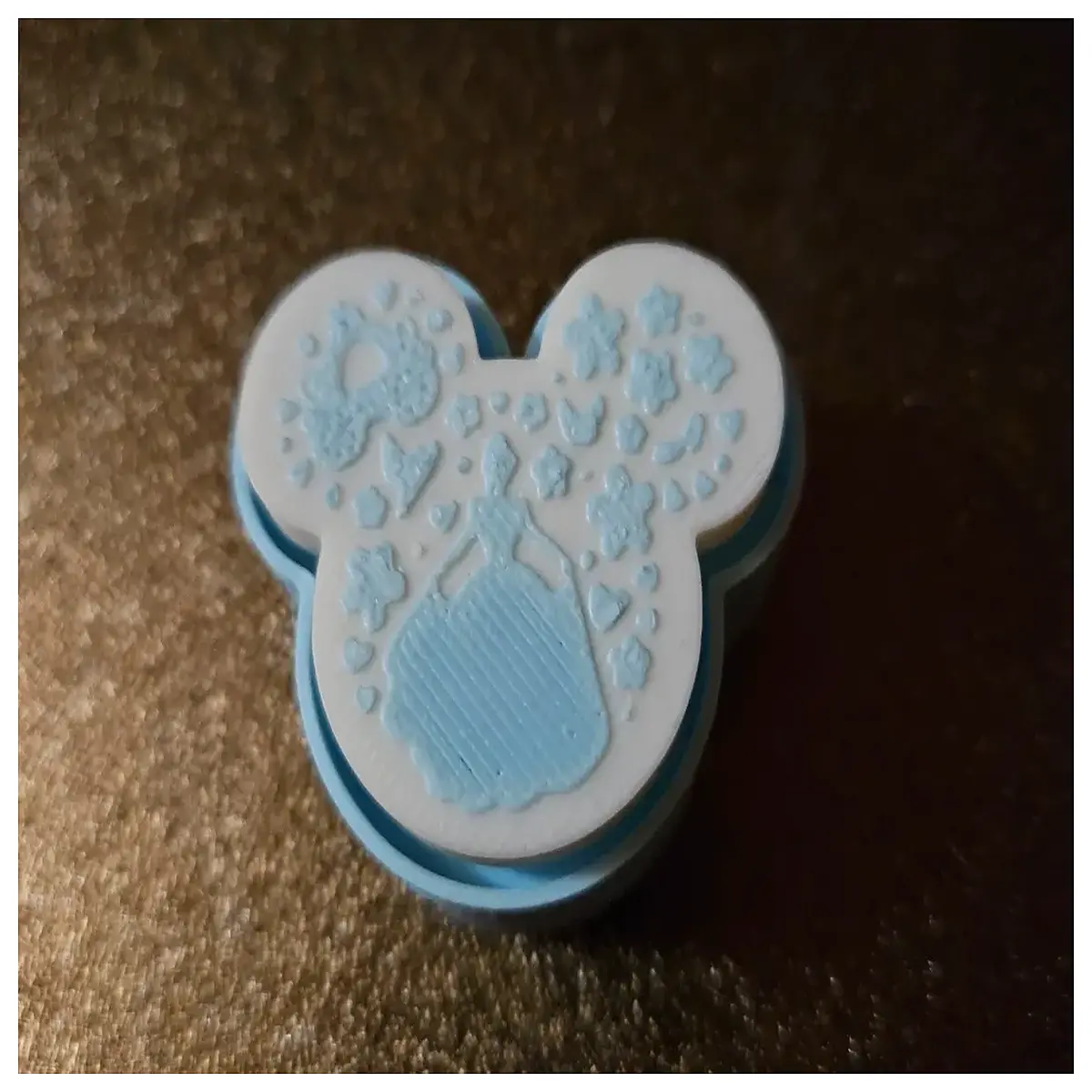 cute ear fidget keychain clicker stress relief toy for women girls anxiety calming pocket accessory