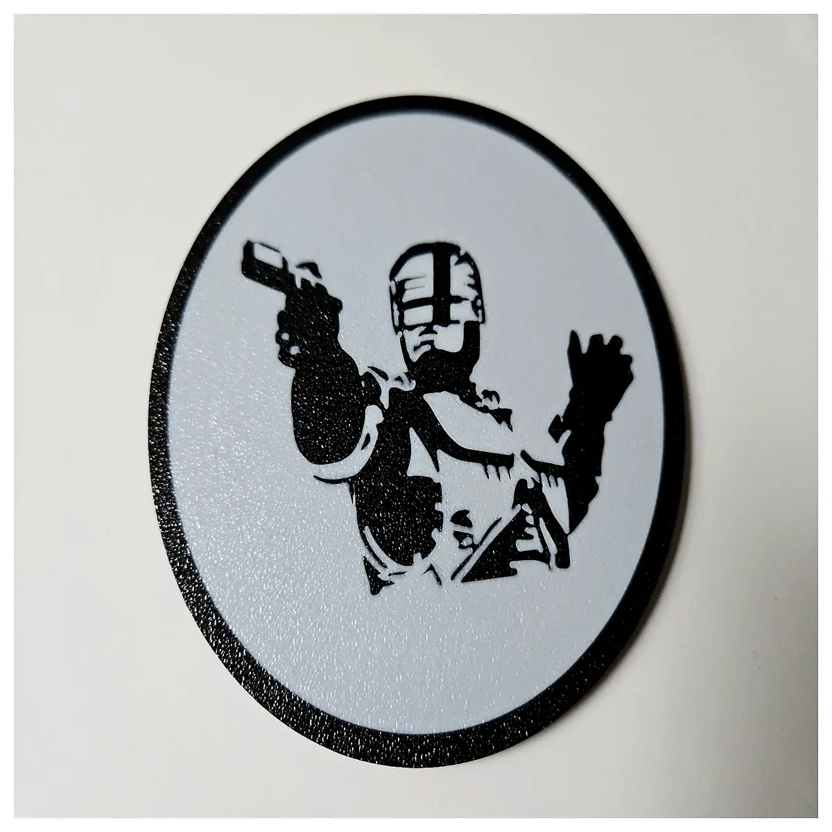 robocop coaster set sci fi movie memorabilia desk accessories police officer fans