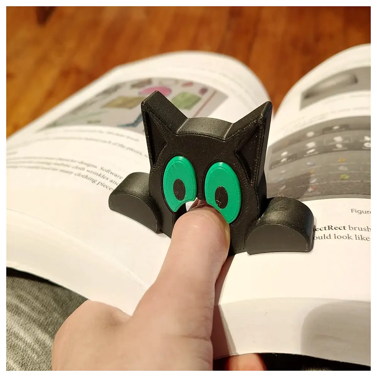 cute cat bookmark holder for bookshelf metal wire animal page marker desk organizer readers