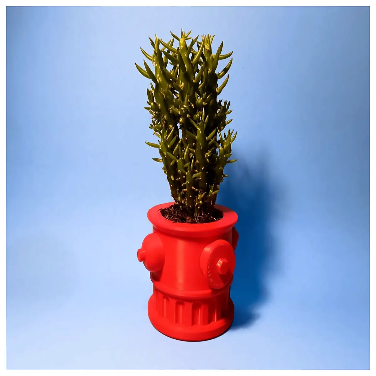 fire hydrant planter outdoor garden decor large concrete flower pot for patio yard landscaping