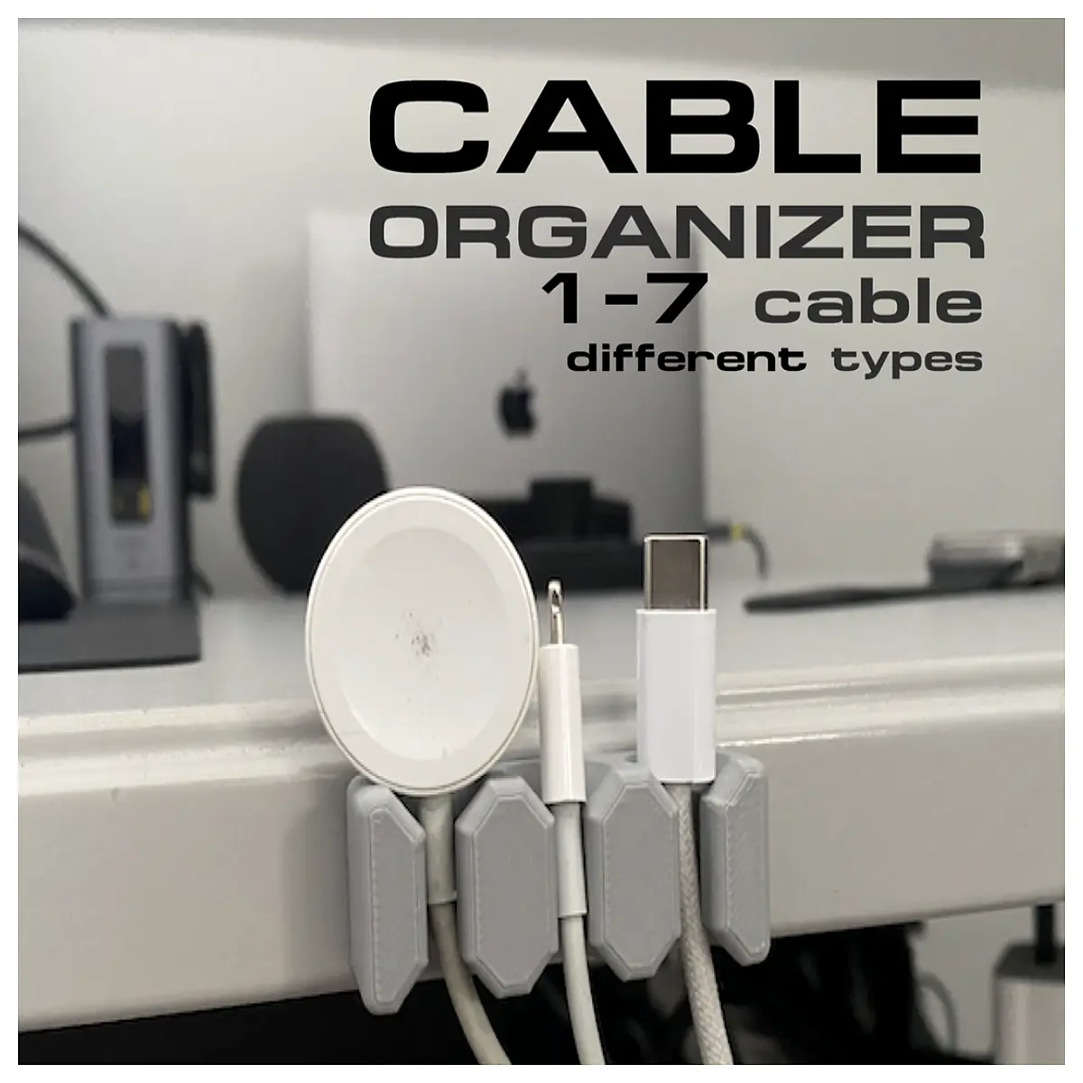 cable management clips organizer for desk home office wire holder cord tidy box storage