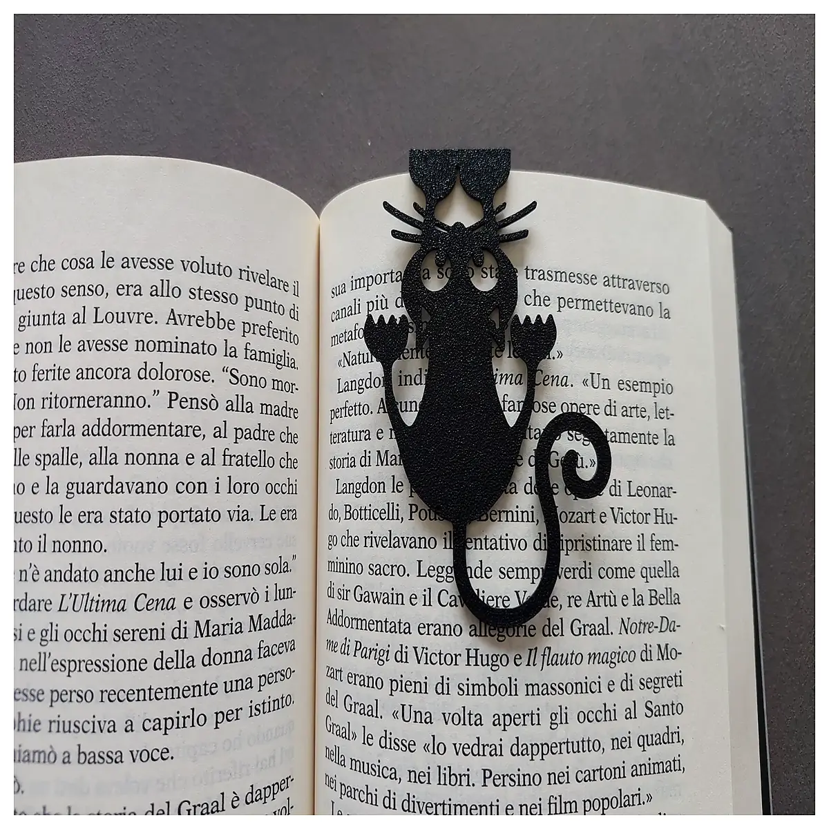 cute cat bookmark for reading metal animal page marker literary book lovers