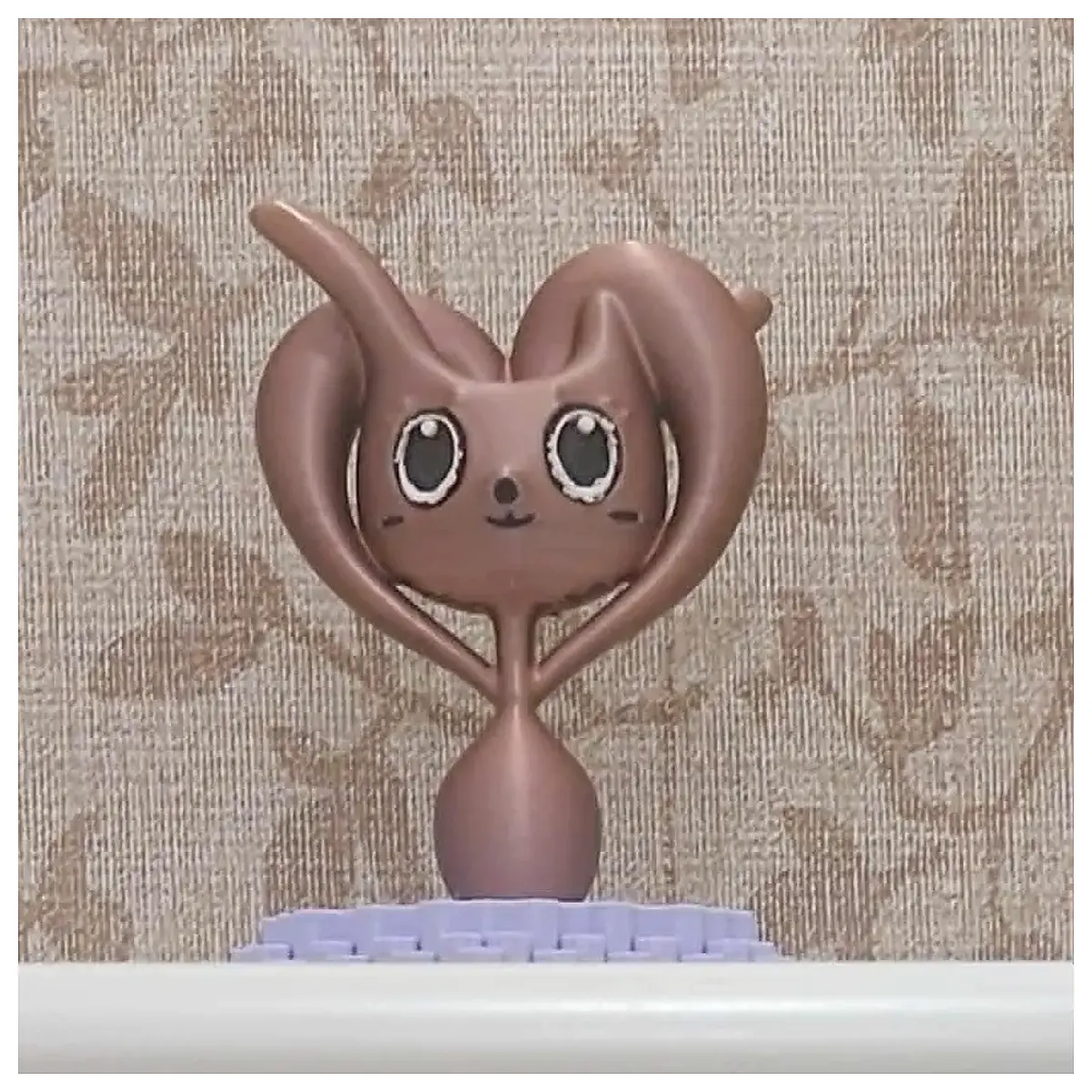 cute cat statue figurine home decor shelf ornament