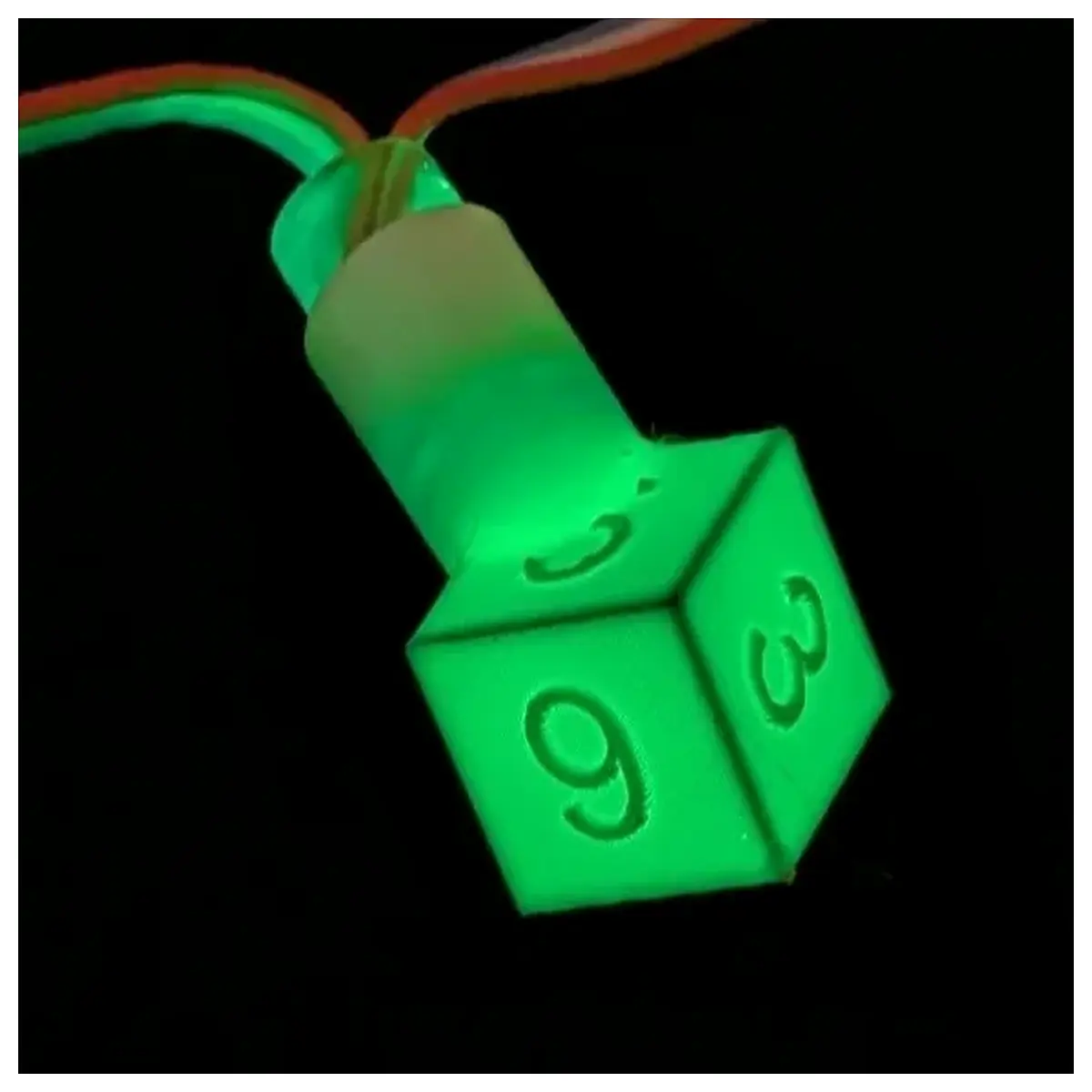 ws2811 12mm addressable rgb strip with d6 dice cap individually controllable pixel tube for diy smart projects