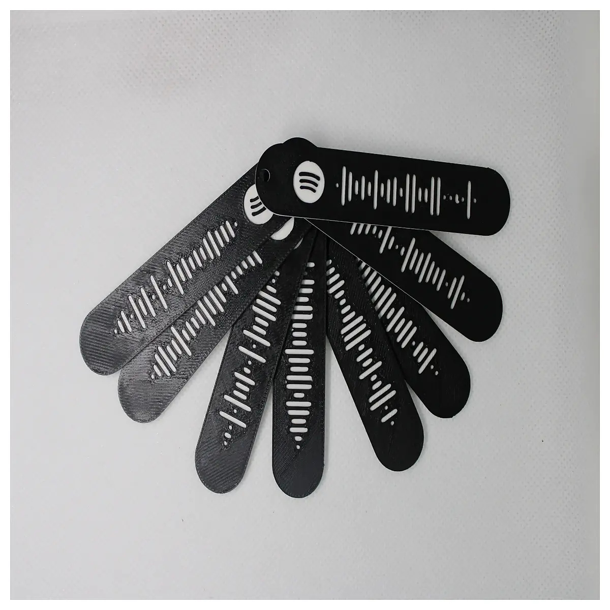 spotify keychain metal music lovers