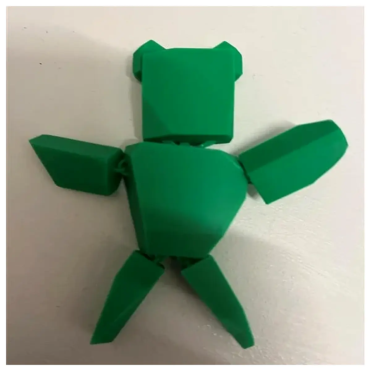 cute articulated low poly teddy bear plush toy kids