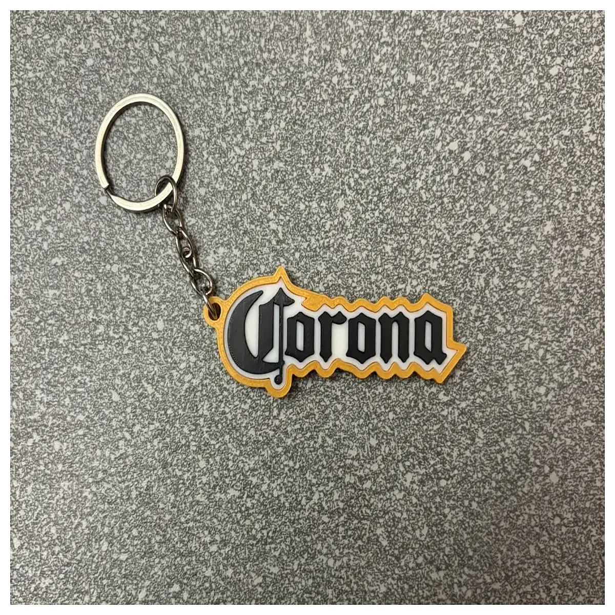 corona beer keychain metal bottle opener ring men bar accessories
