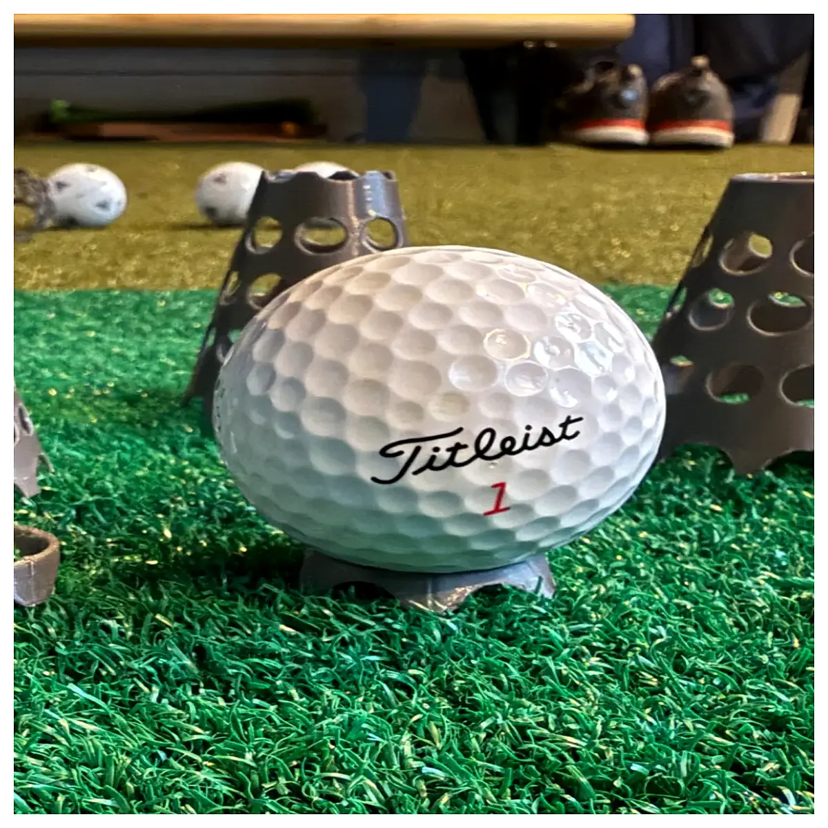 tee for iron practice swing training aid alignment tool