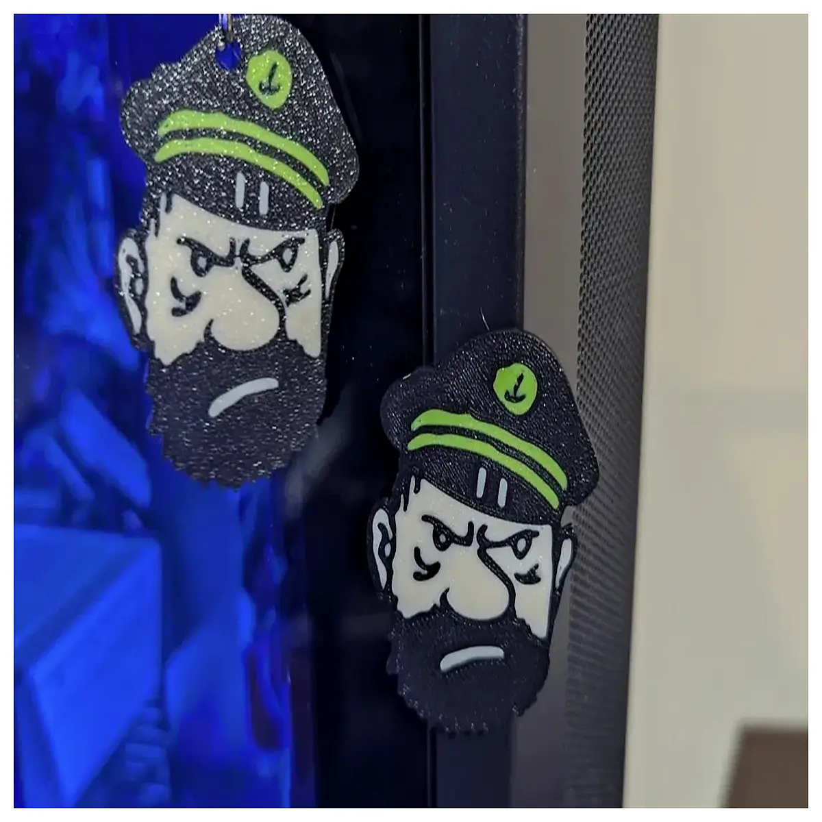 captain haddock tintin magnet keychain figure collectible fans