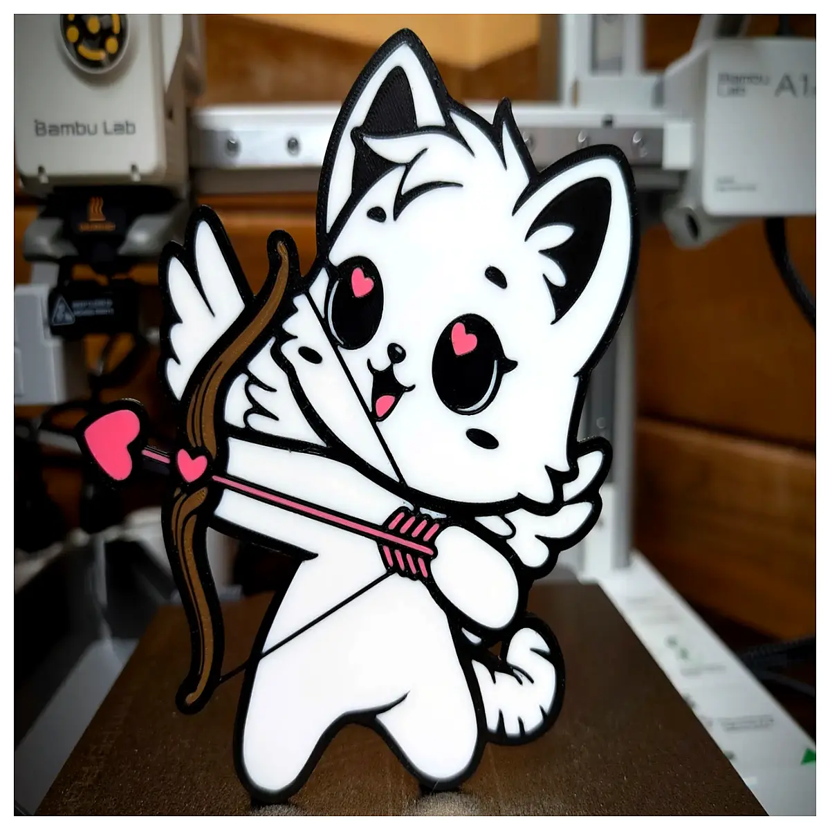 cute cupid cat valentine s day decor for home romantic themed party supplies sweet animal lover gifts