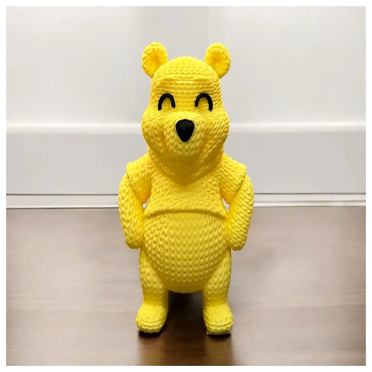 knit winnie the sweater soft plush bear top vintage cartoon character pullover cozy autumn winter knitwear for kids and adults