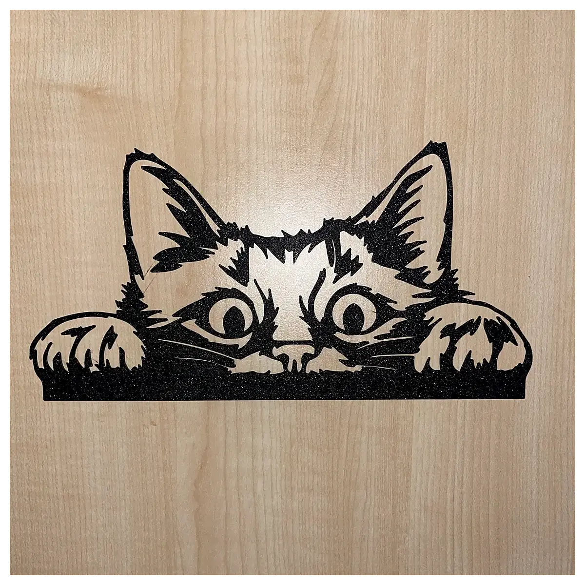 cat wall decor art feline home decoration cute cat silhouette sticker modern wall hanging for bedroom nursery