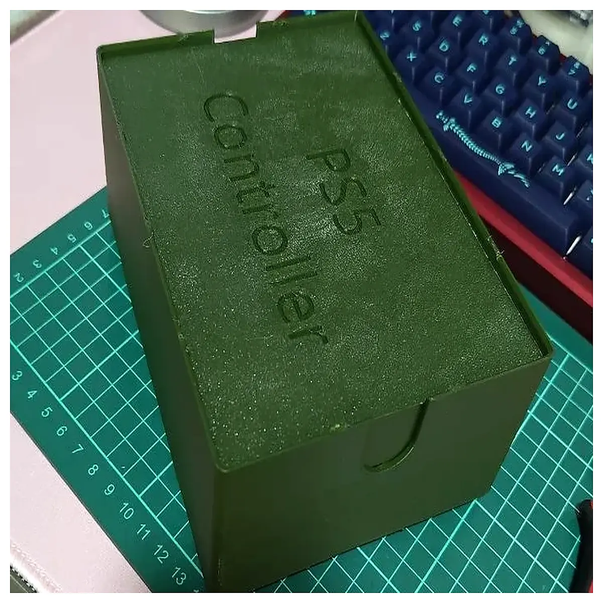 ps5 controller gridfinity organizer box cad file download custom storage for dualsense accessories