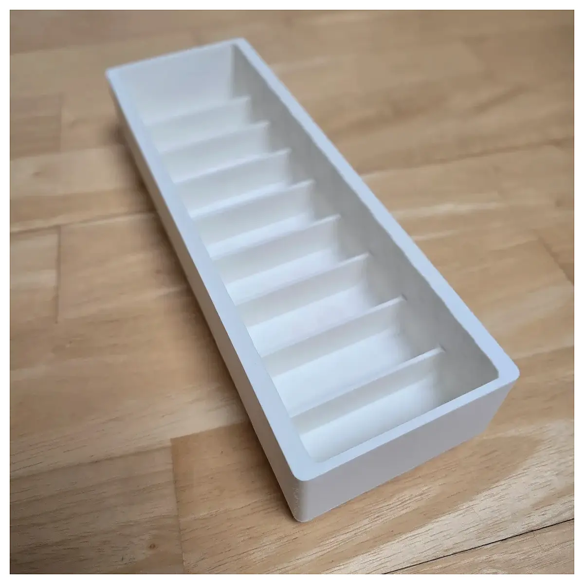 single row tray for small parts organizer bins storage sorting