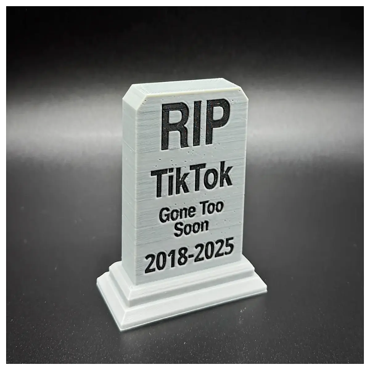funny tombstone prop rip sign for tiktok video prank decoration