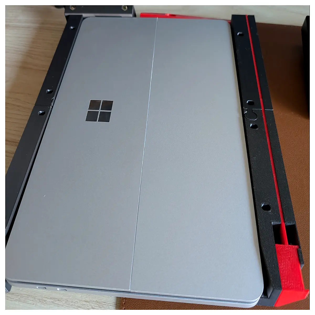 under desk mount for surface laptop docking station holder organizer cable management