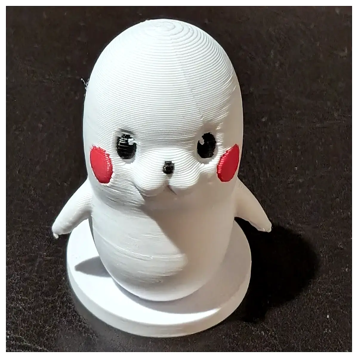 cute cartoon seal plushie toy soft stuffed animal for kids gift