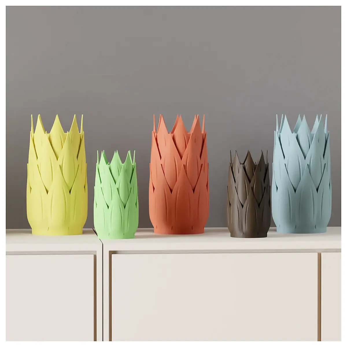 modern ceramic vase with leaf texture for home decor living room table centerpiece floral arrangement
