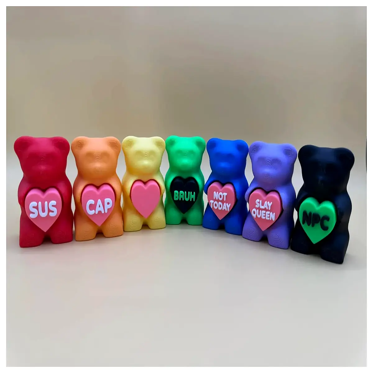 shaped stress relief gummy candy popper toy for teens aesthetic fidget anxiety relief squishy squeeze button viral trend