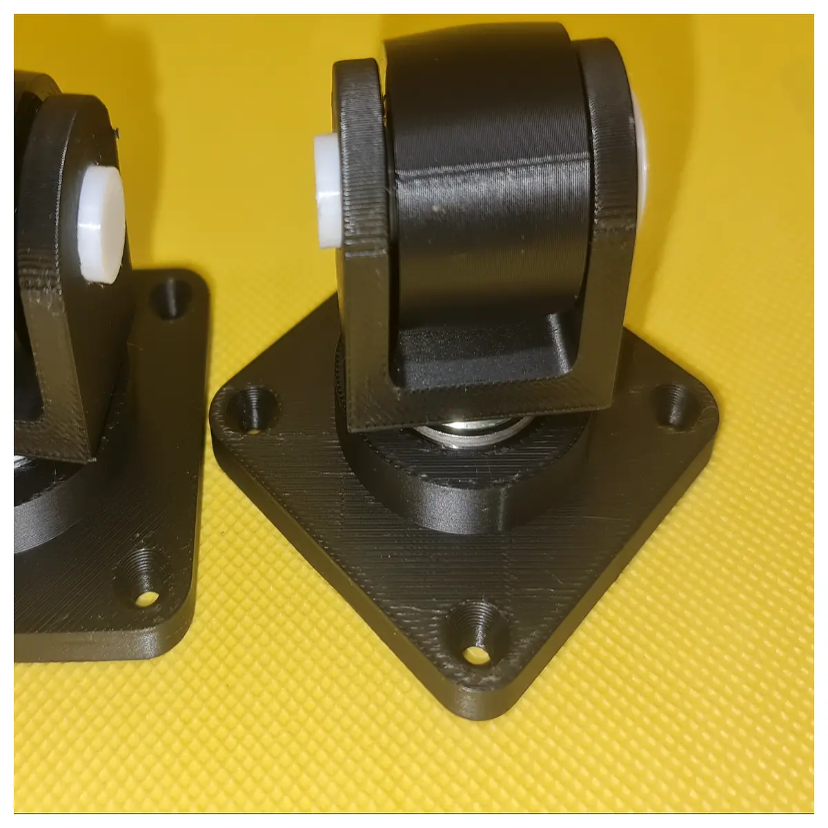 duty furniture casters with brakes silent rolling wheels for chairs and cabinets swivel glides for wood legs