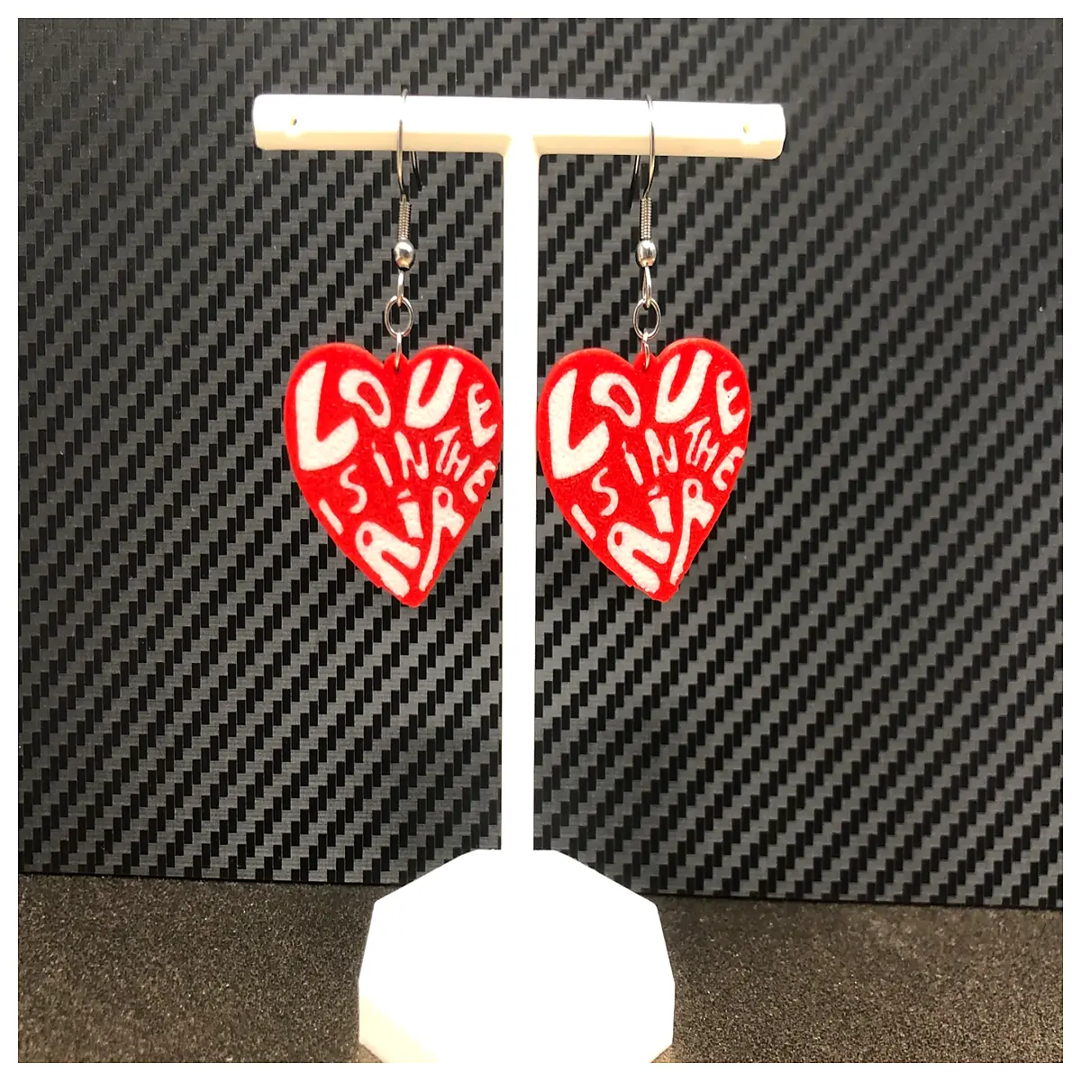 shaped earrings for women valentines day gift romantic love in the air dangle jewelry