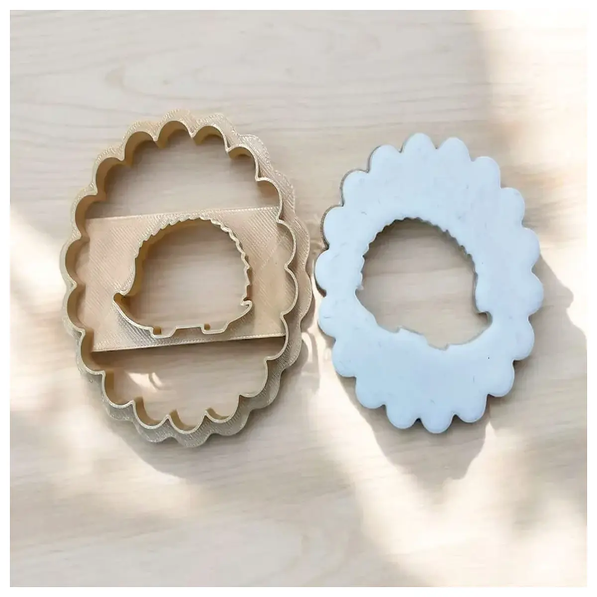 cute hedgehog cookie cutter set stainless steel animal shaped biscuit stamp for baking kids party favors