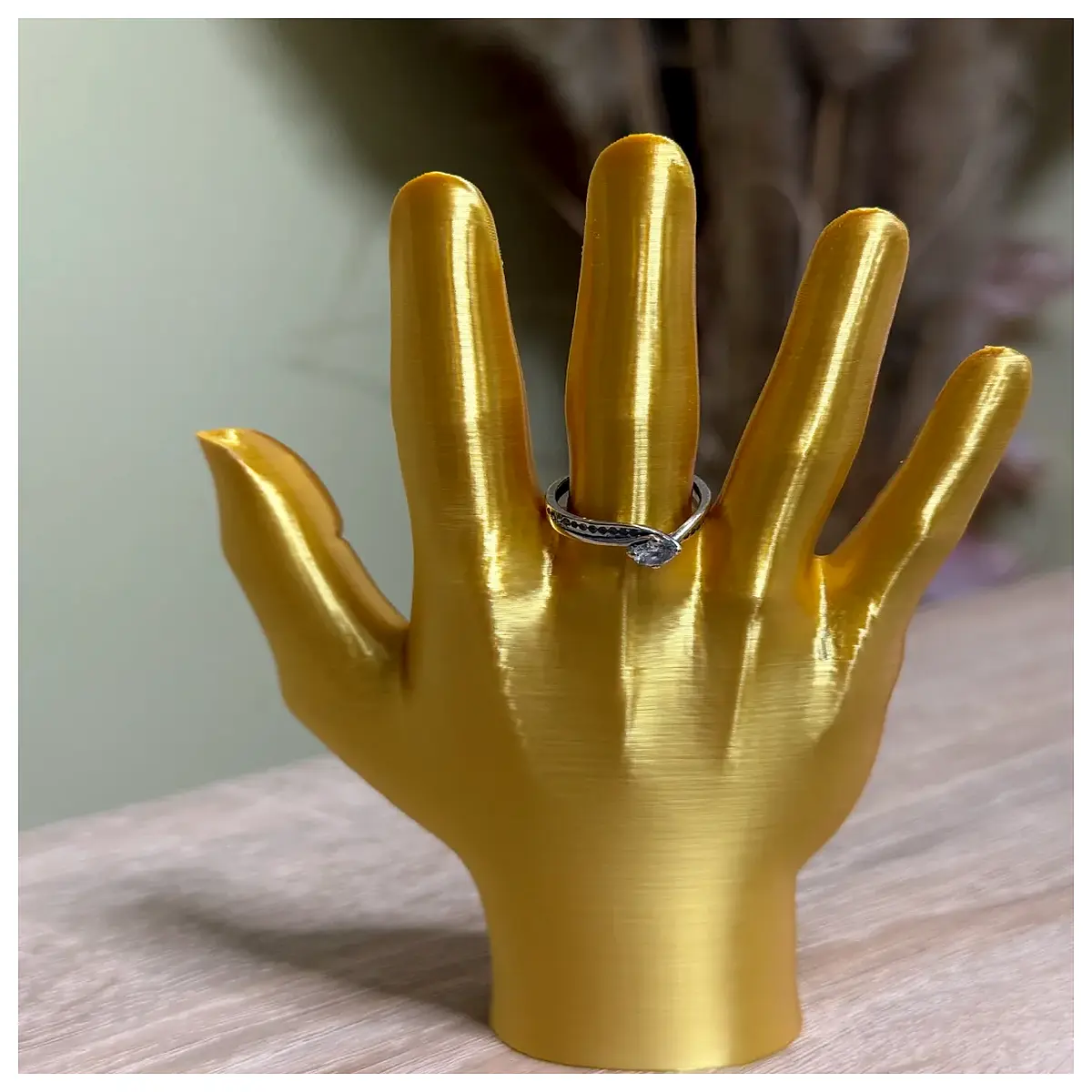 hand jewelry organizer rack for bracelets rings necklaces countertop storage