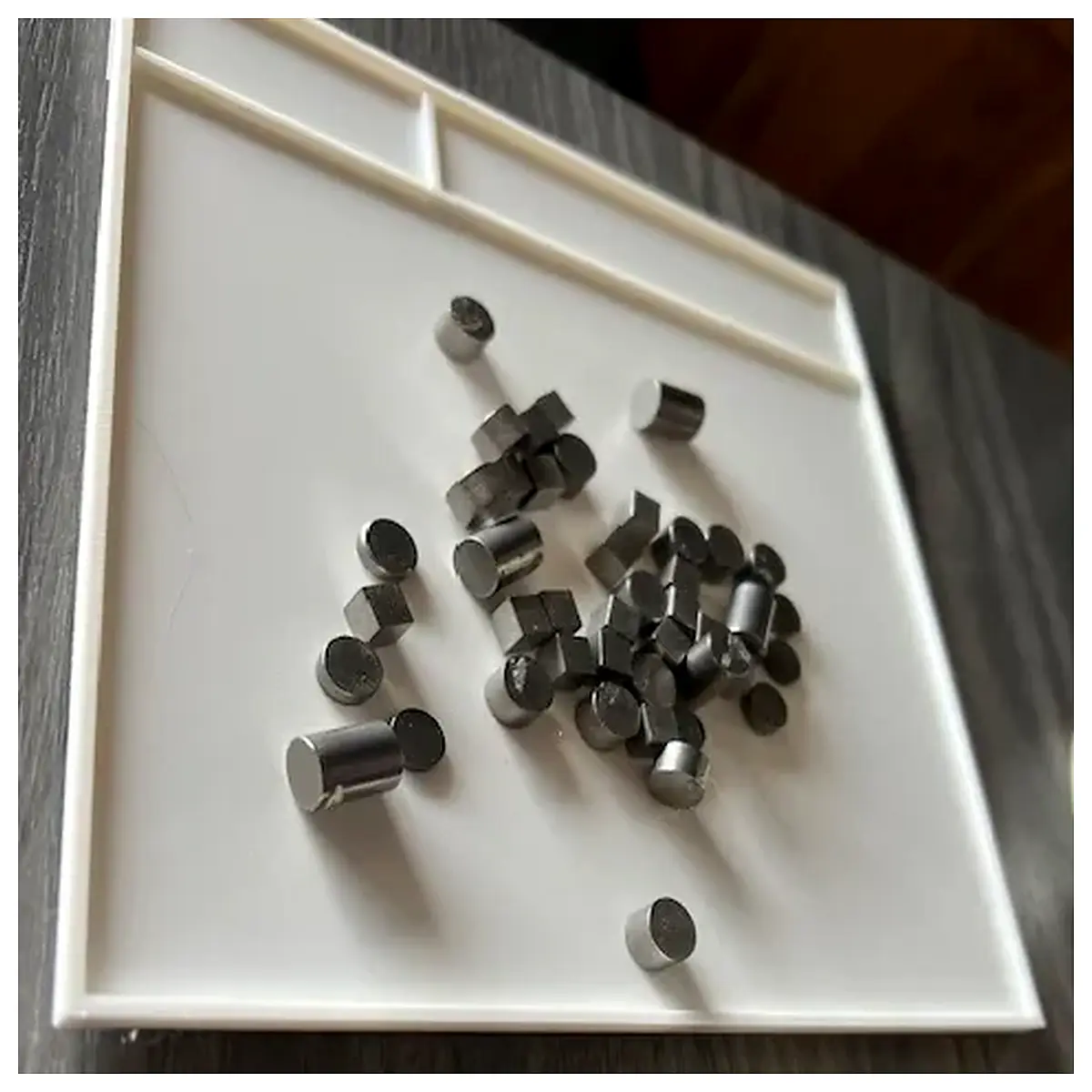 small electronics parts organizer tray with compartments for soldering components resistors capacitors tools storage box