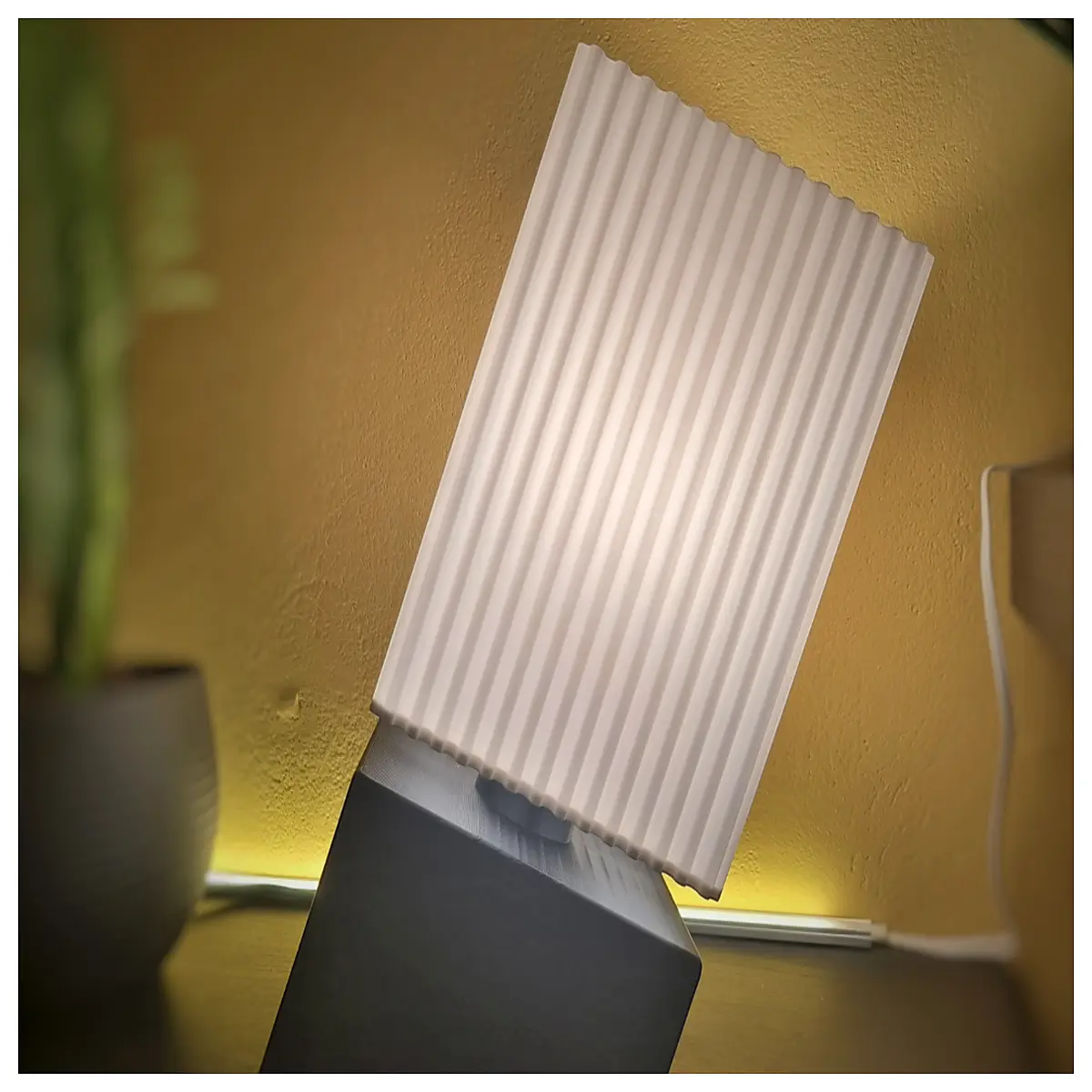 square lampshade v3 small large replacement shade for desk table fixture modern geometric housing cover