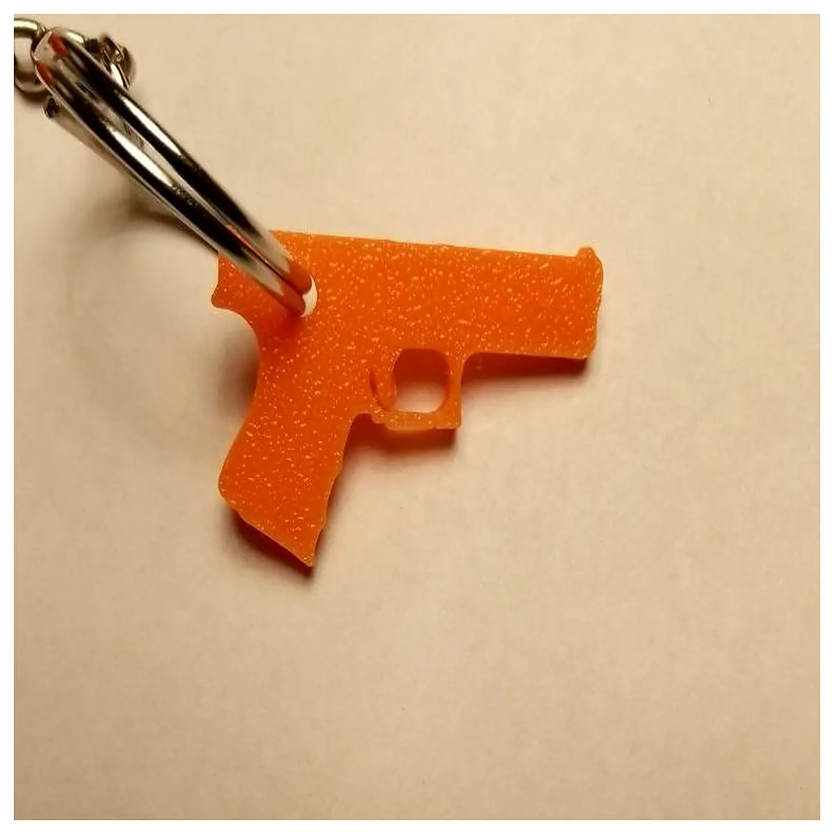 mini glock 18 keychain metal keyring pocket carry collectible