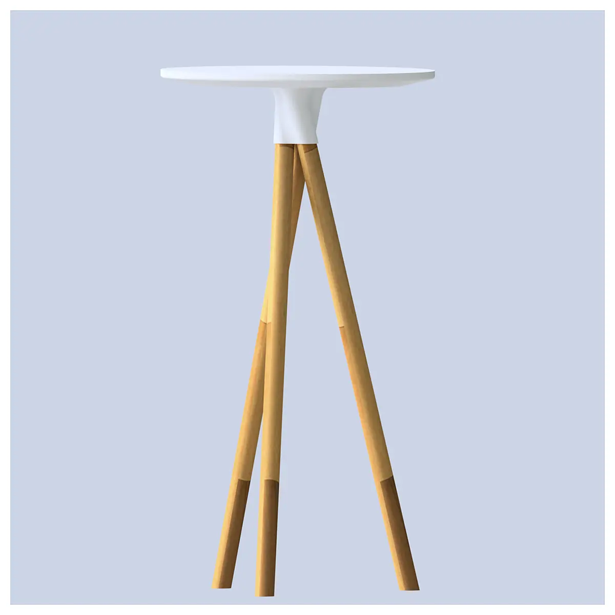 minimalist tripod side table small space desk modern home office furniture