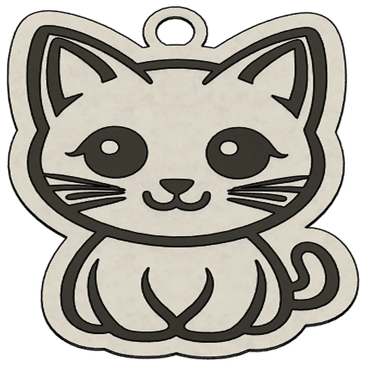 cute cat keychain for girls kawaii animal bag charm fluffy pendant cartoon pet accessory cat lover