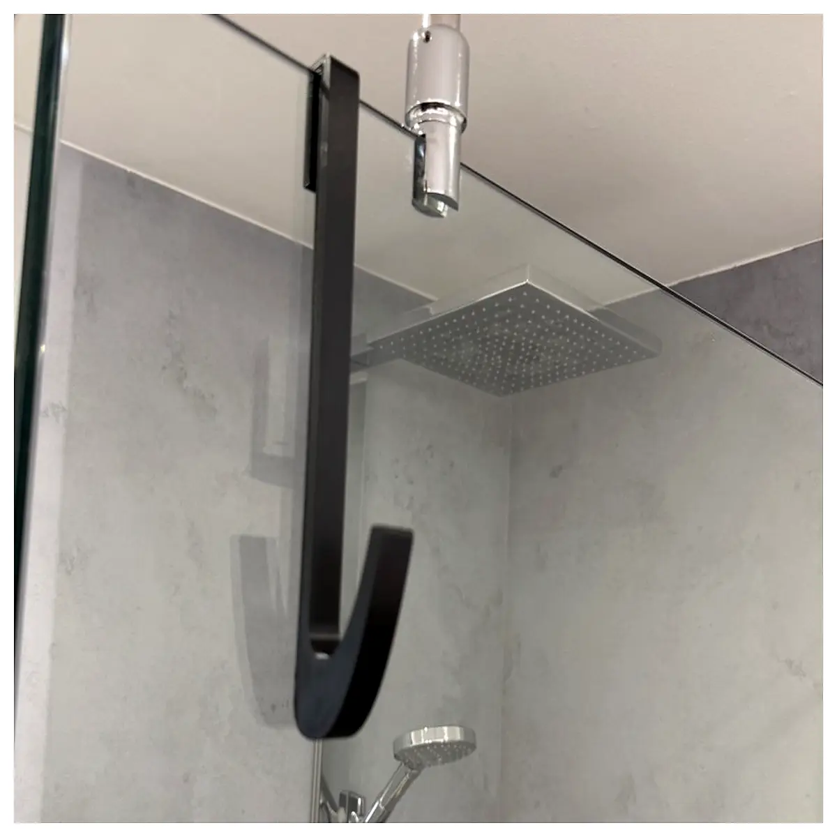 bathroom shower room towel hook holder rack stainless steel wall mounted organizer storage