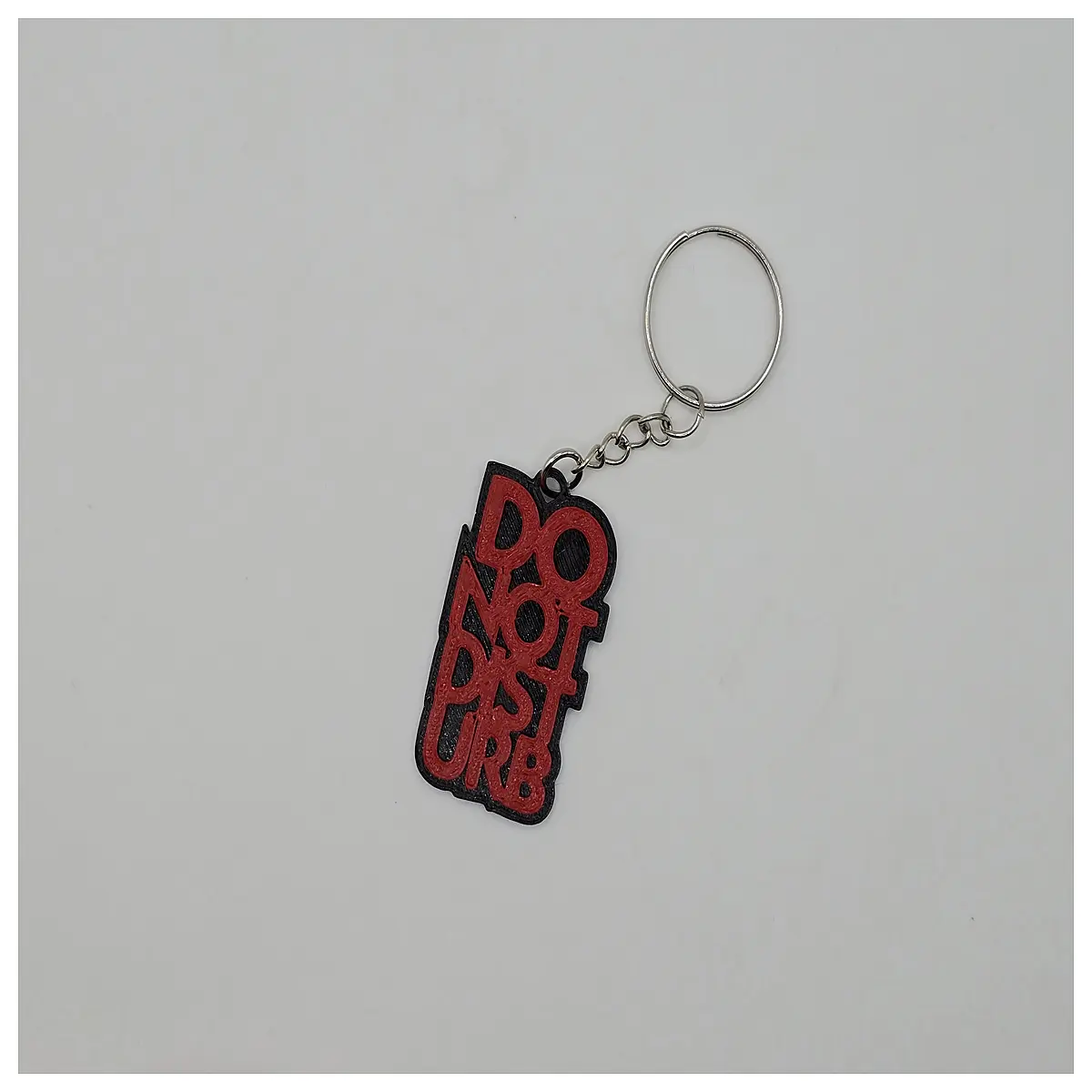 do not disturb keychain funny door hanger for hotel room office desk cute hanging sign gift