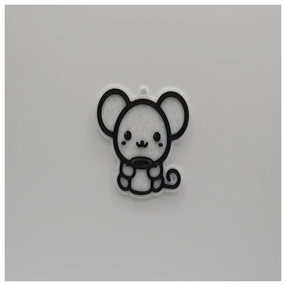 cute drinking coffee keychain funny animal bag charm her