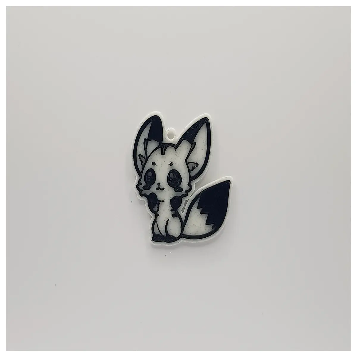cute fennec fox keychain plush toy for bag charm gift