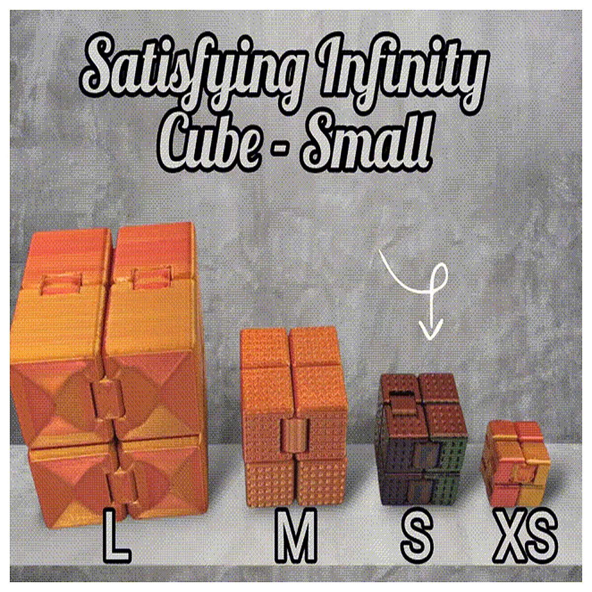 satisfying mini cube fidget toy stress relief small pocket size anti anxiety sensory tool for adults and kids