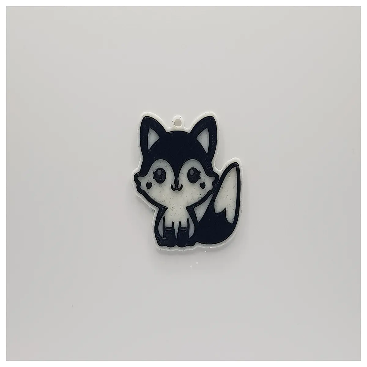 cute fox keychain for bags kawaii animal charm plush fox keyring girls