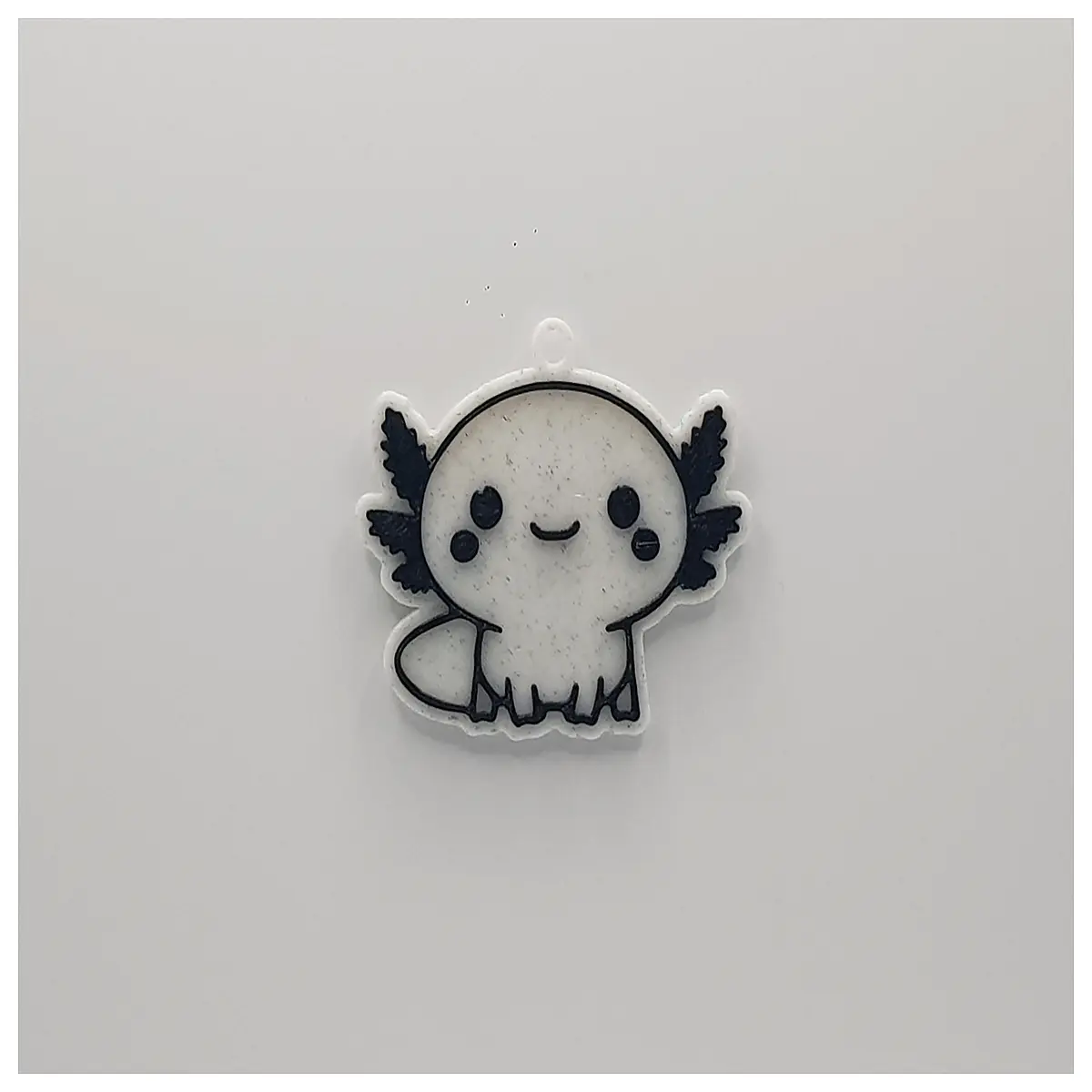 cute axolotl keychain plush charm for bag cute salamander toy gift