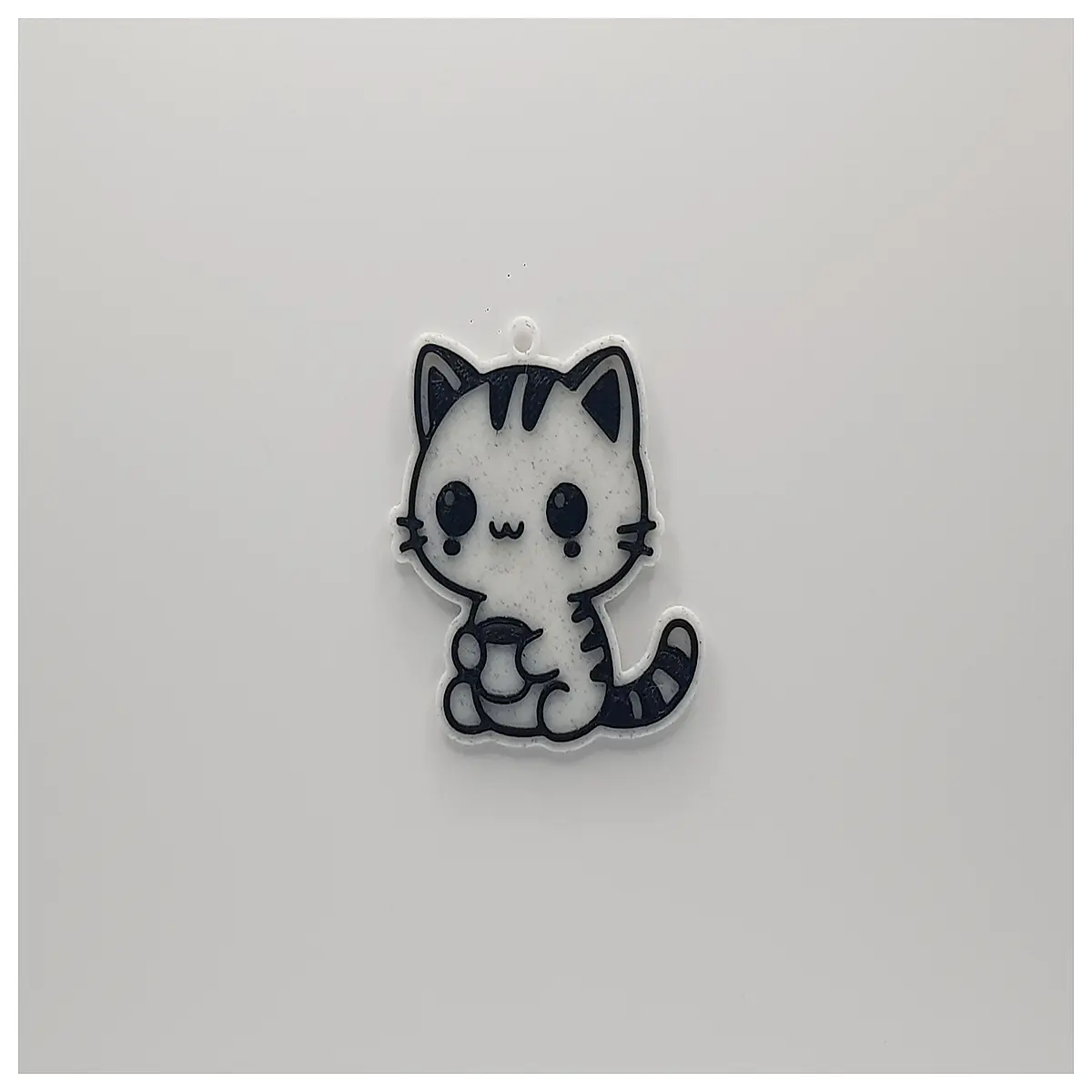 cute cat keychain for women men cartoon coffee mug charm bag pendant funny animal accessory gift