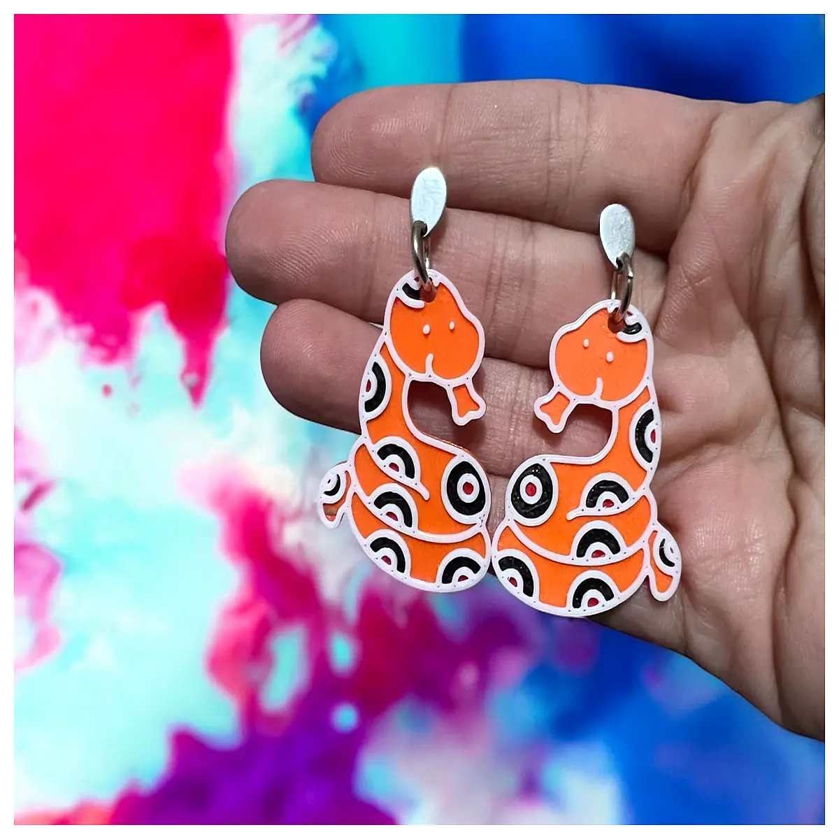 snake earrings for women trendy gold silver serpentine jewelry boho dangle drop pieces