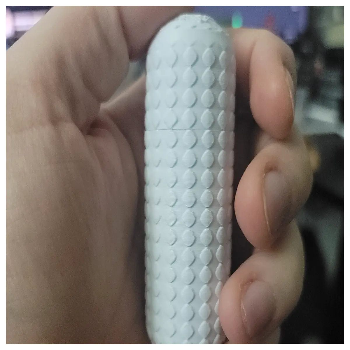 portable weekly pill organizer with solid snap lid for travel and daily medication storage